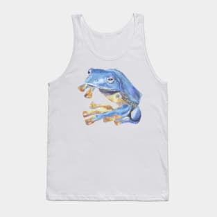 Tropical blue frog Tank Top